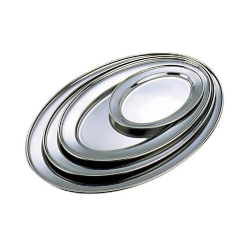 Plat ovale en acier inoxydable (35.5cm) GOODIES vaisselle personnalisés et publicitaire