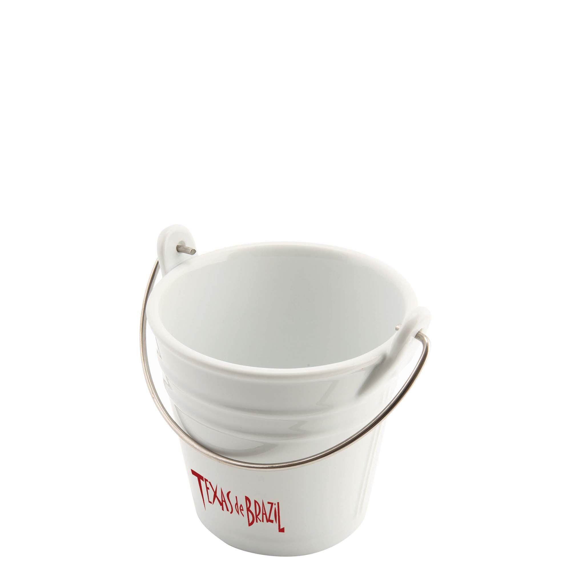 Seau de service en céramique avec poignée (15oz) GOODIES vaisselle personnalisés et publicitaire
