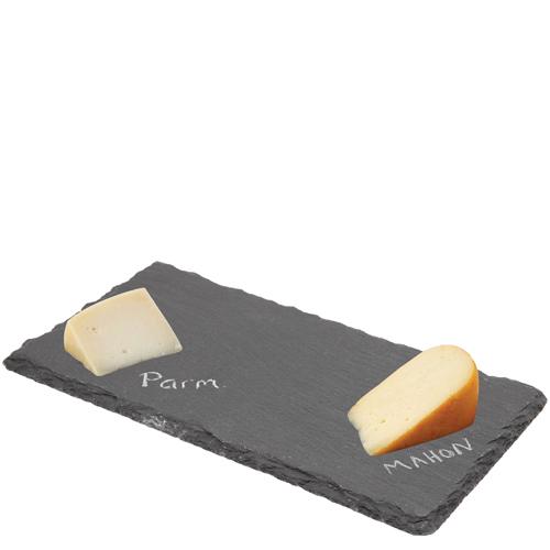 Plateau en ardoise ronde naturelle (30x20cm) GOODIES vaisselle personnalisés et publicitaire