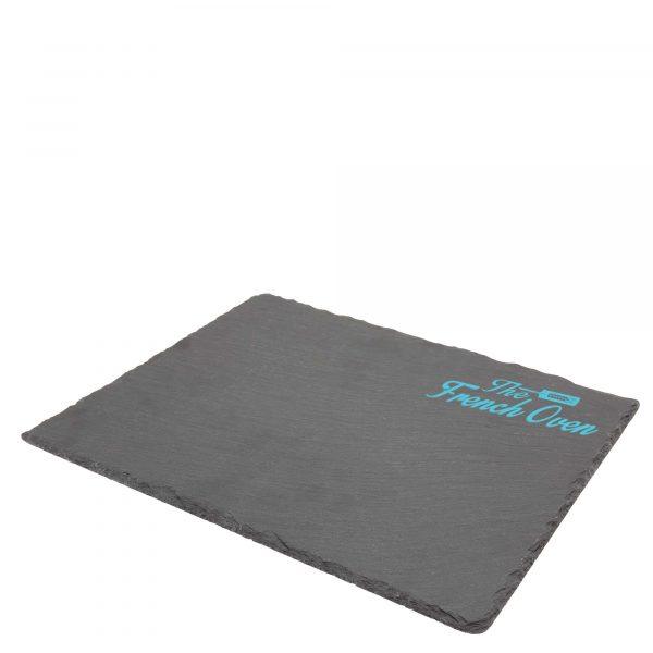 Plat en ardoise à bords naturels (32x26cm) GOODIES vaisselle personnalisés et publicitaire