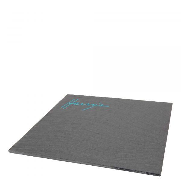 Plat carré en ardoise (28x28cm) GOODIES vaisselle personnalisés et publicitaire