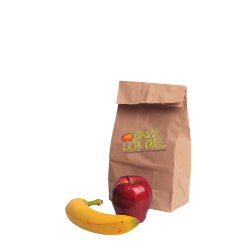 Sac en papier à fond plat petit (18x34x10cm) GOODIES packaging personnalisés et publicitaire