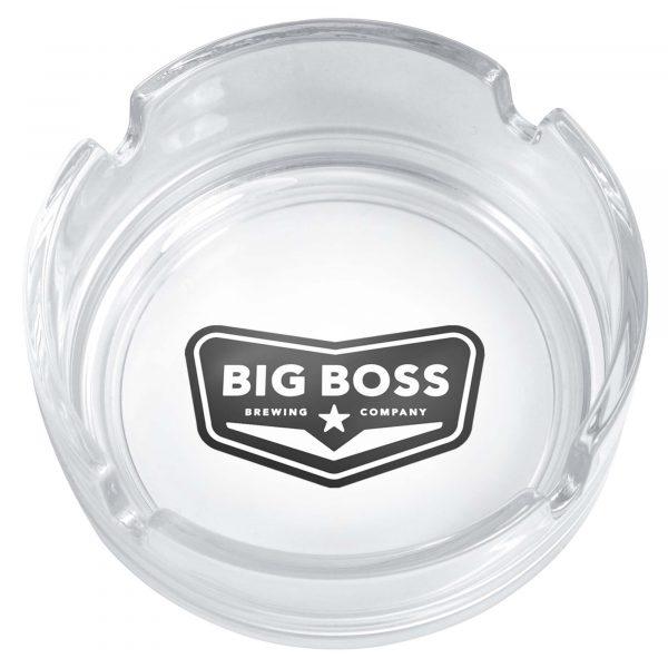 Cendrier en verre transparent (8.5cm) GOODIES RESTAURANTS