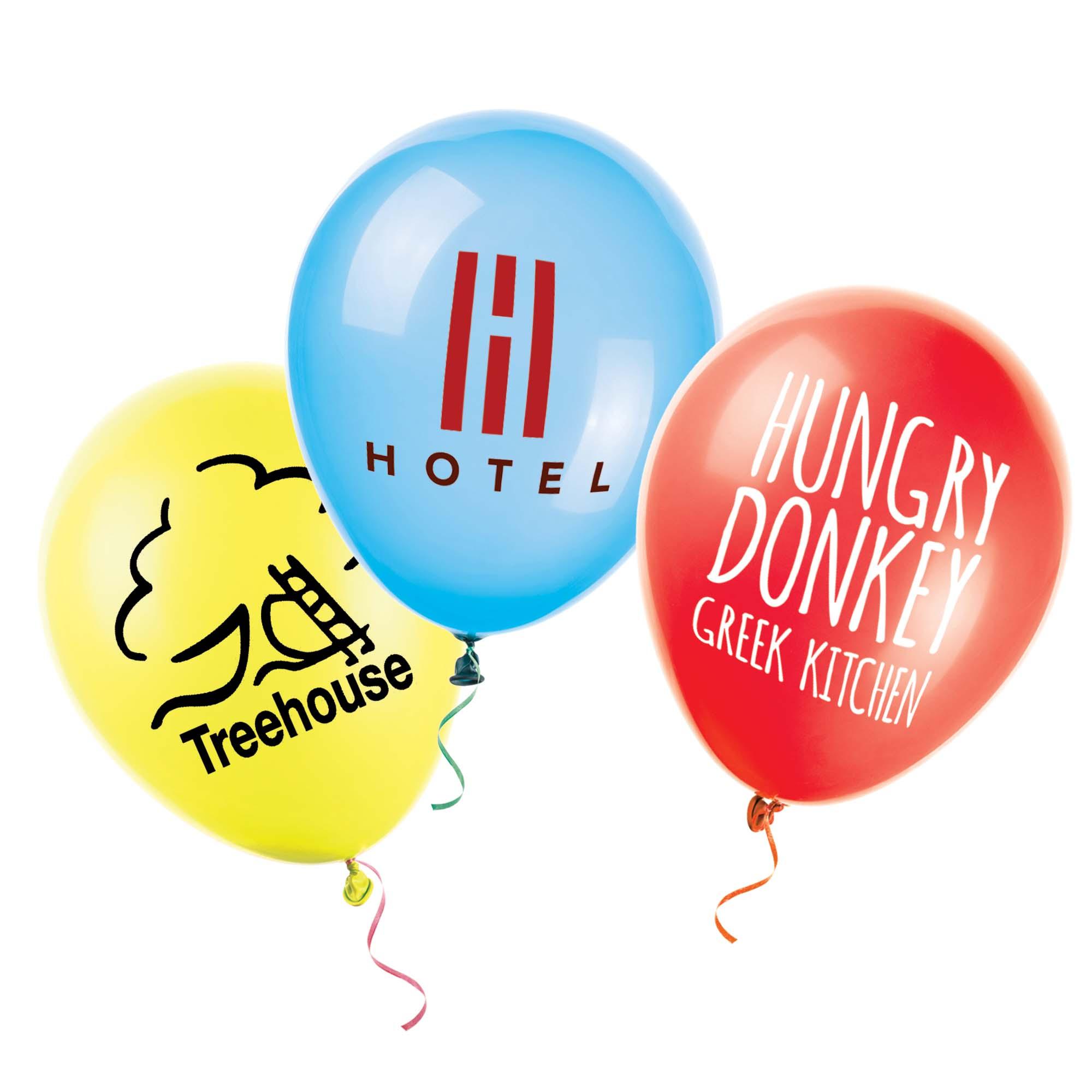 Ballon en latex (10 pouces) GOODIES vaisselle personnalisés et publicitaire