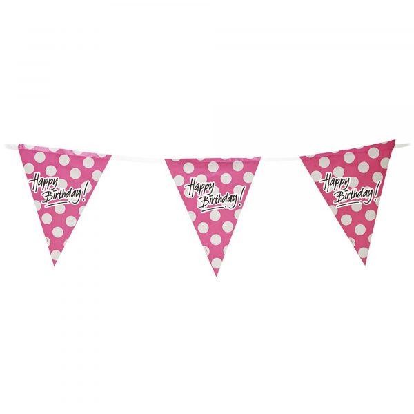 Bunting synthétique triangulaire - extérieur GOODIES vaisselle personnalisés et publicitaire