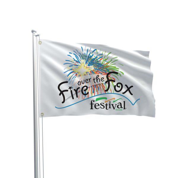 Drapeau en polyester - 3X5Ft GOODIES vaisselle personnalisés et publicitaire