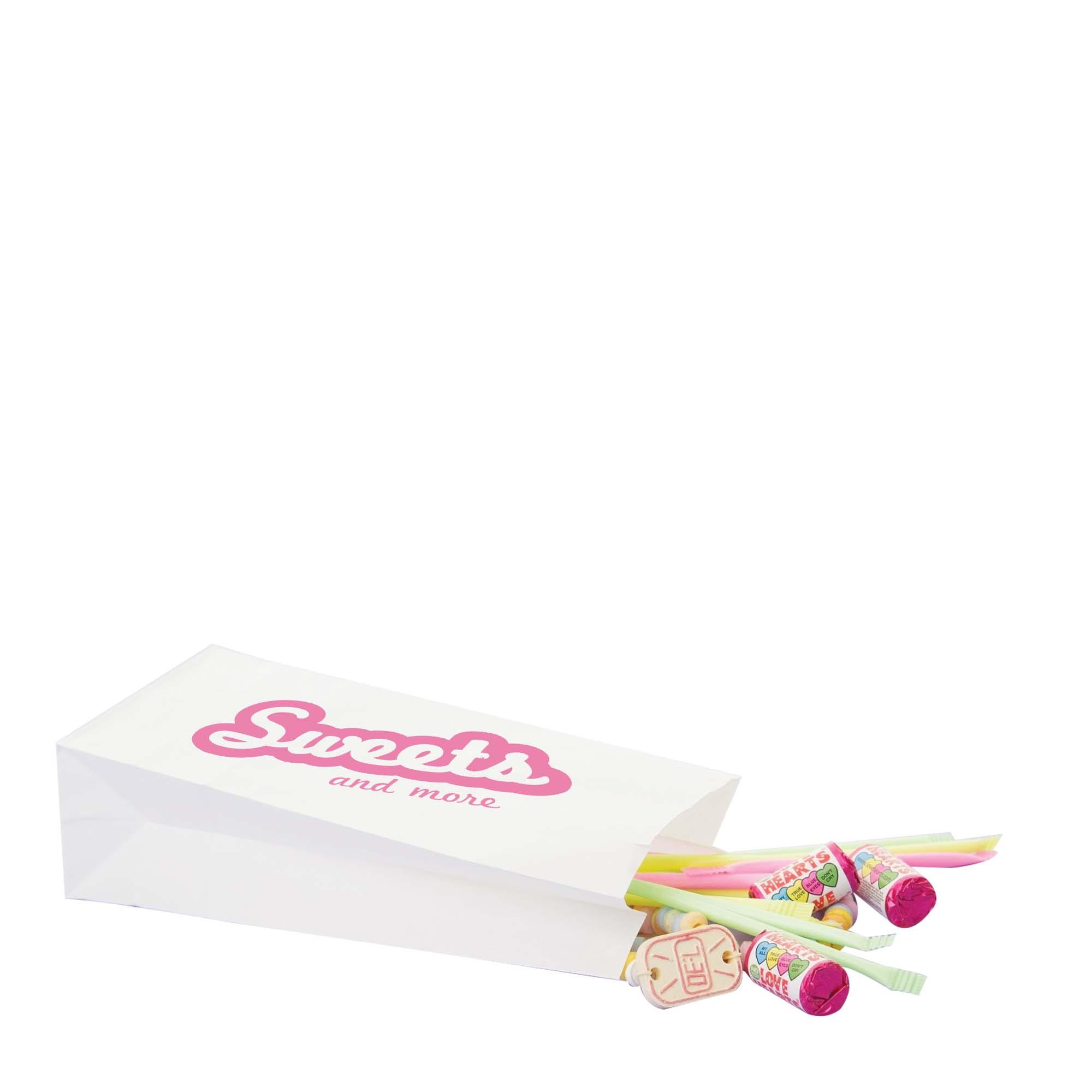 Sac en papier à fond plat Extra petit (23x18x10cm) GOODIES packaging personnalisés et publicitaire