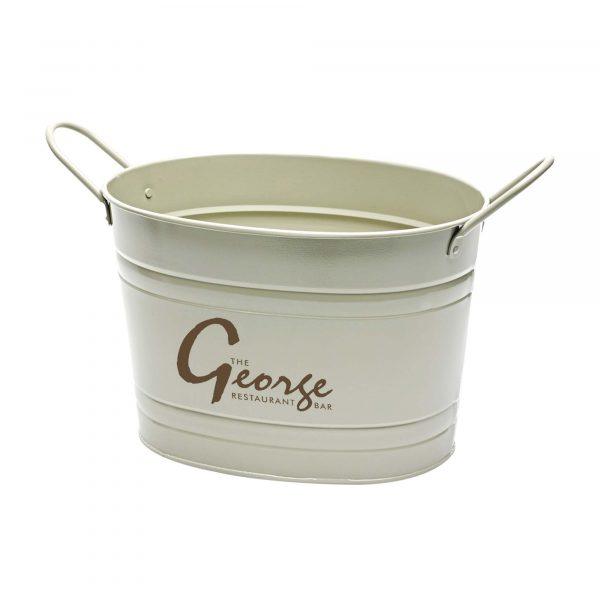 Seau ovale en métal galvanisé (6,2 litres) GOODIES RESTAURANTS