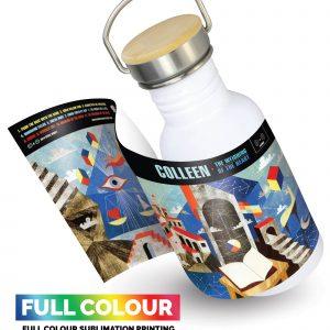 Bouteille de voyage - Couvercle en bambou (500ml) * GOODIES RESTAURANTS
