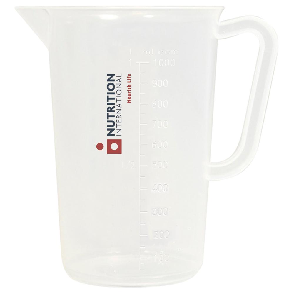 Pichet à mesurer en plastique (1 litre) GOODIES vaisselle personnalisés et publicitaire