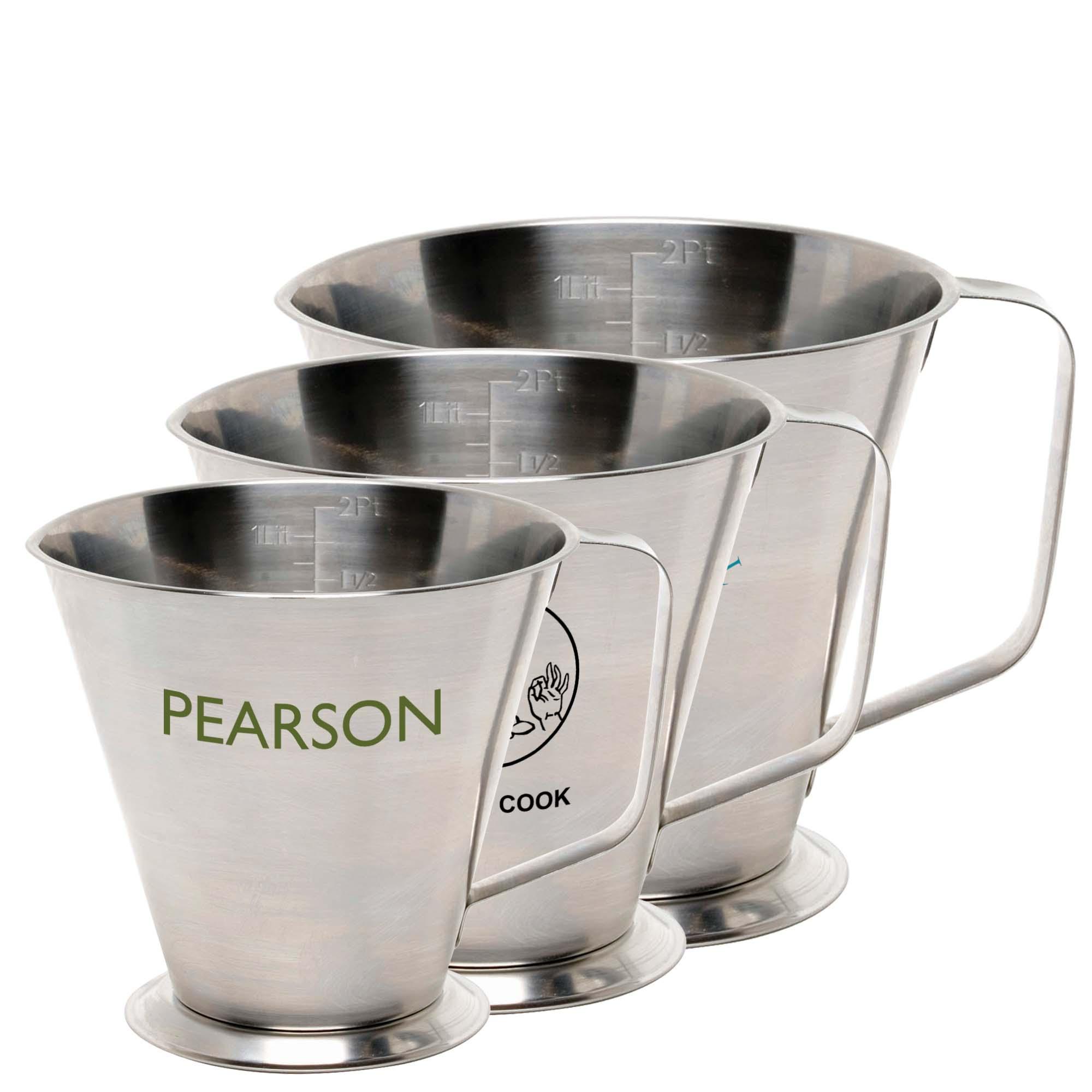 Pots gradués en acier inoxydable GOODIES vaisselle personnalisés et publicitaire