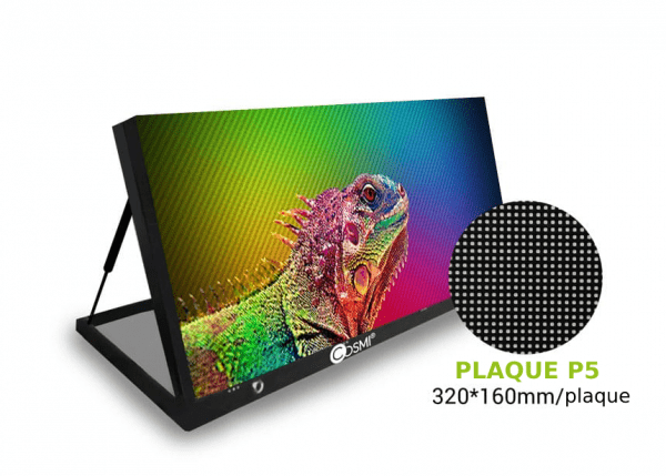 Ecran LED Full Color P5 EXTERIEUR Ouverture façade-signaletique digitale