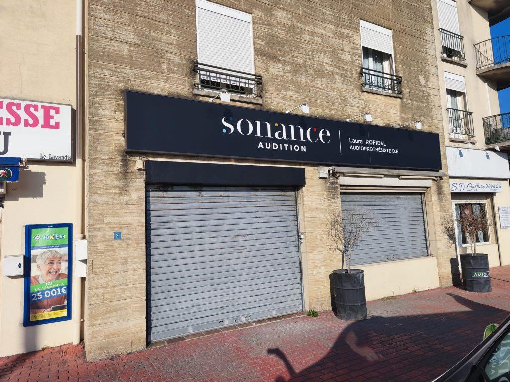 Enseigne magasin prothèse auditive