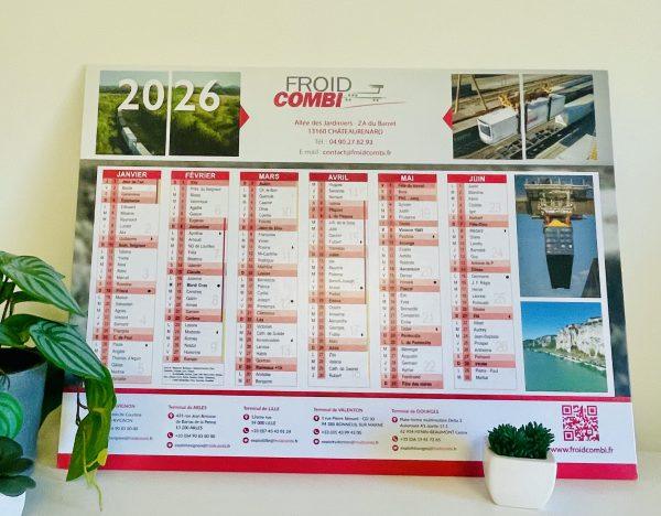 Calendrier de banque