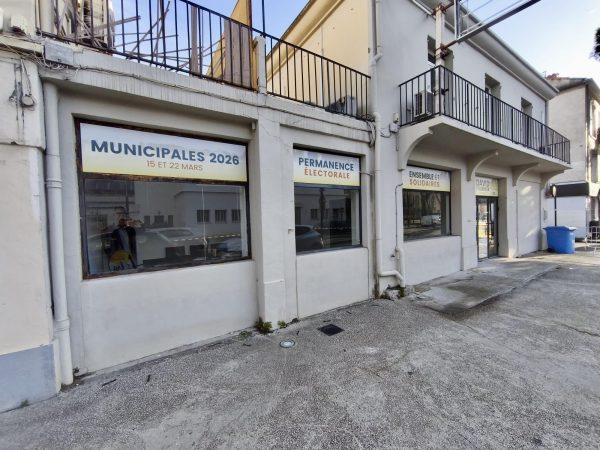 Enseigne local commercial Avignon pour élections
