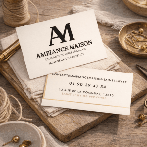 Création de cartes de visite