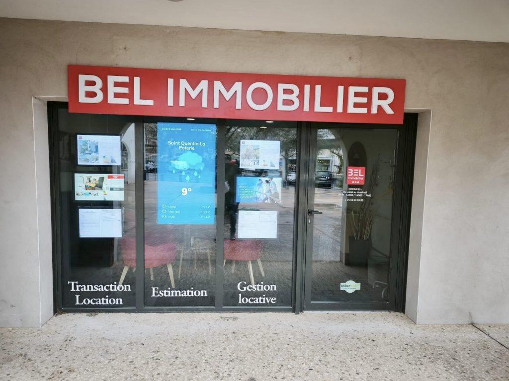 Enseigne lettres PVC découpées