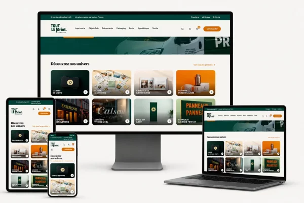 Création site internet imprimerie en ligne