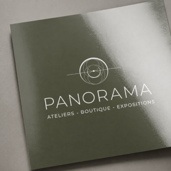 Création du logo PANORAMA : une identité visuelle entre art, artisanat et exposition
