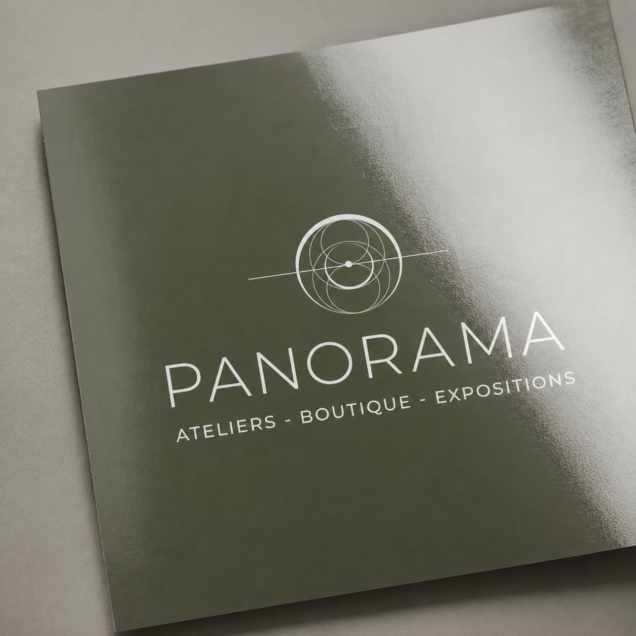 Couverture de brochure « PANORAMA – ATELIERS – BOUTIQUE – EXPOSITIONS »