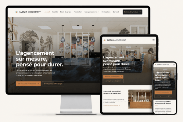 Nouveau site internet pour Castany Agencement : une vitrine digitale à la hauteur de son savoir-faire