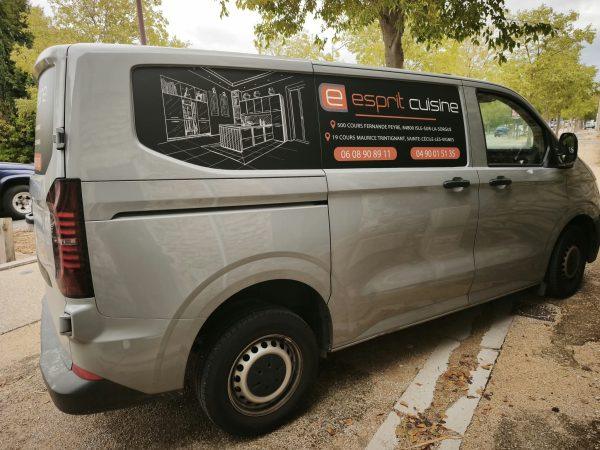 Flocage camion pour Esprit Cuisine à L&rsquo;Isle-sur-la-Sorgue